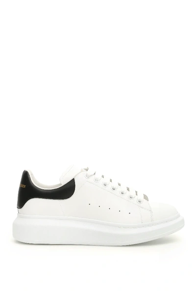 Shop Alexander Mcqueen Oversize Sneakers In White/black