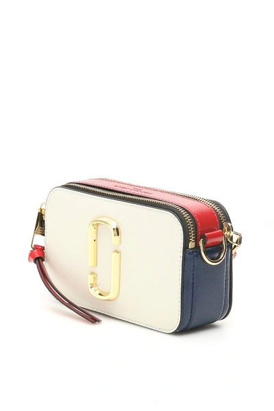 Shop Marc Jacobs The Snapshot Small Camera Bag In Beige,red,pink