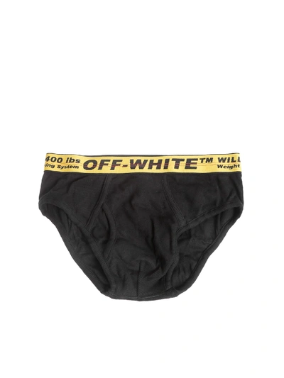 Shop Off-white Industrial Band Brief In Black