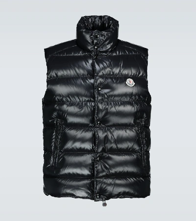 Shop Moncler Tib Down-filled Gilet In Black