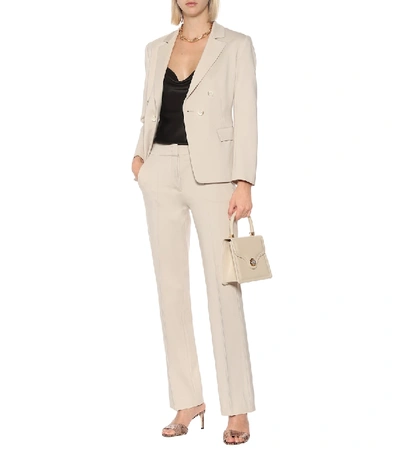 Shop Dorothee Schumacher Emotional Essence High-rise Pants In Beige