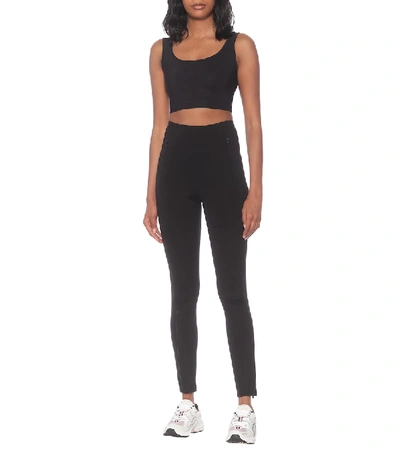 Wardrobe.nyc Release 02 High-rise Performance Leggings In Black