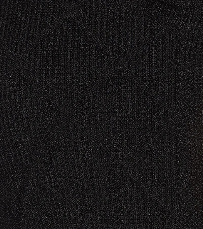 Shop Balmain Jersey Bodysuit In Black