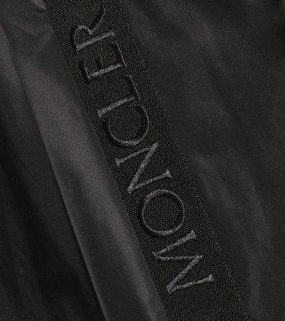 Shop Moncler High-rise Midi Skirt In Black