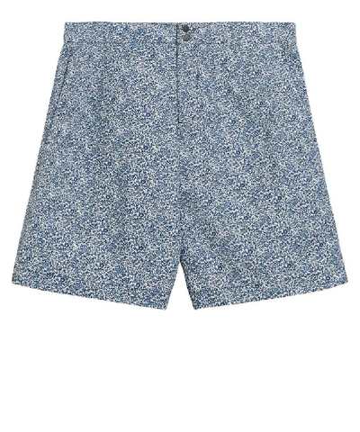 Shop Liberty Tailored Katie And Millie Swim Shorts In Blue