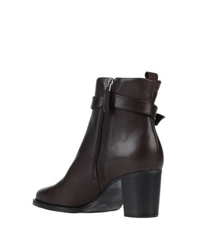 Shop Royal Republiq Ankle Boots In Dark Brown