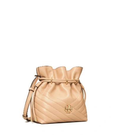 Tory Burch Kira Chevron Mini Leather Bucket Bag