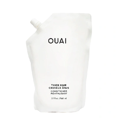 Shop Ouai Thick Hair Conditioner Refill 946ml In Na
