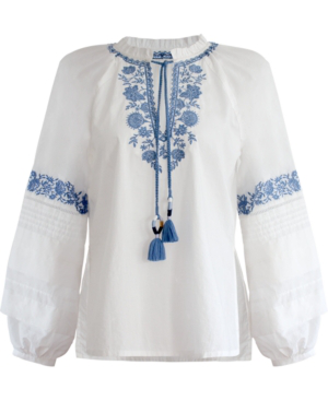 bcbg white blouse