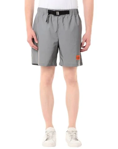 Shop Heron Preston Shorts & Bermuda Shorts In Grey