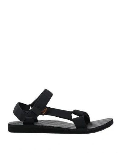 Shop Teva Original Universal Urban Sanda Man Sandals Black Size 8 Recycled Polyester