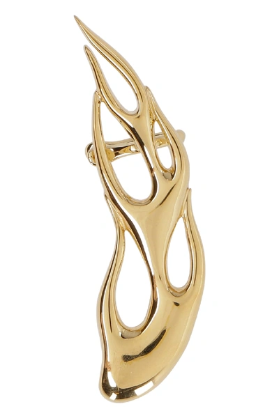 Shop Ambush Flame Silver Ear Cuff-earring In Gold