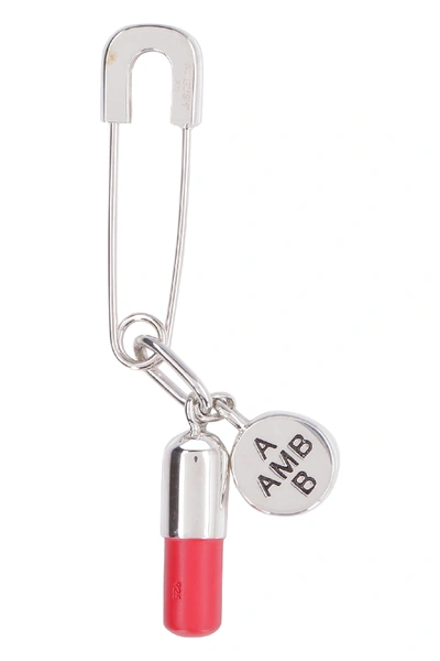 Shop Ambush Pill Charm Earring In Silver