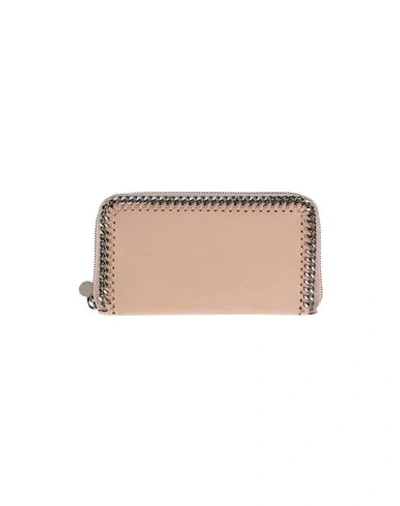 Shop Stella Mccartney Wallet In Pale Pink