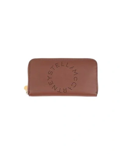 Shop Stella Mccartney Wallet In Cocoa