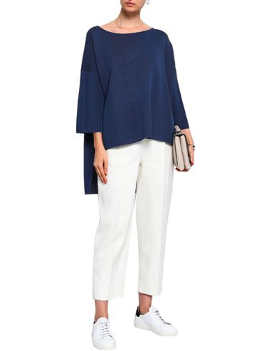 Shop Gentryportofino Woman Sweater Slate Blue Size 6 Viscose, Polyester