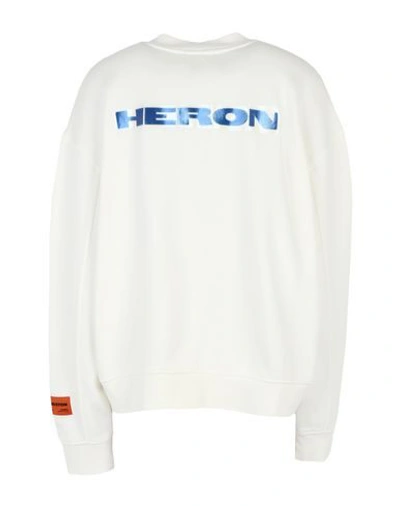Shop Heron Preston Sweatshirts In White