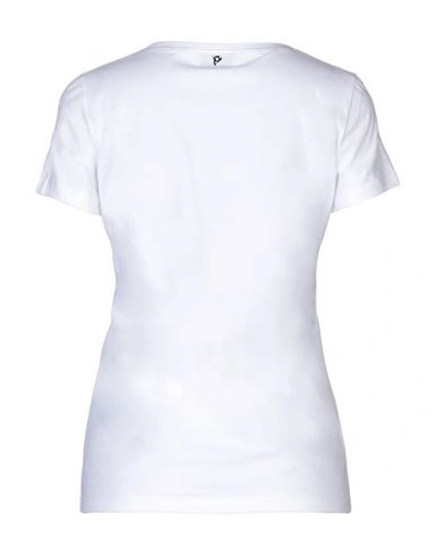 Shop Dondup Woman T-shirt White Size M Cotton