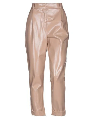 Shop Liu •jo Woman Pants Blush Size 4 Polyester, Cotton, Polyamide, Elastane, Polyurethane Resin In Pink