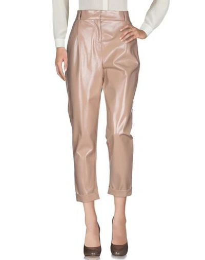 Shop Liu •jo Woman Pants Blush Size 4 Polyester, Cotton, Polyamide, Elastane, Polyurethane Resin In Pink