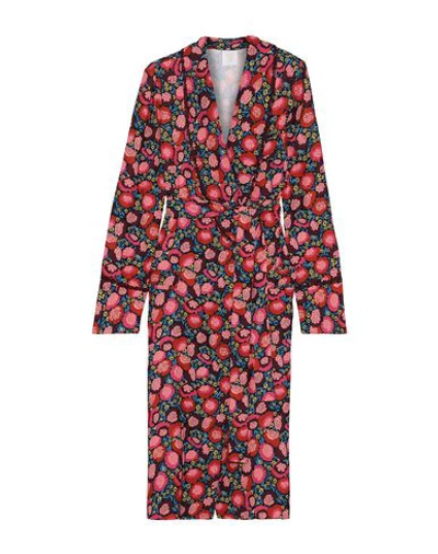 Shop Anna Sui Full-length Jacket In Fuchsia