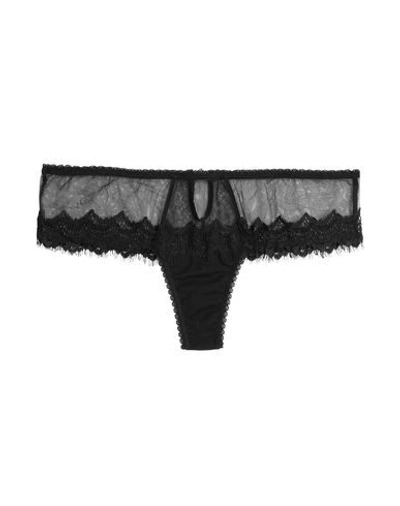 Shop Mimi Holliday By Damaris Thongs In Black