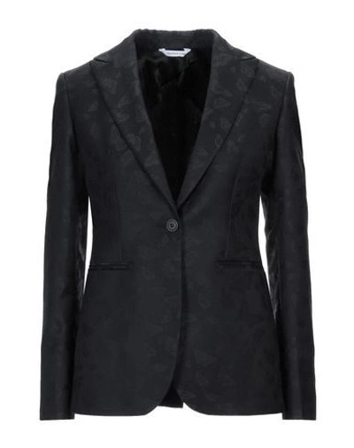 Shop Tonello Suit Jackets In Steel Grey