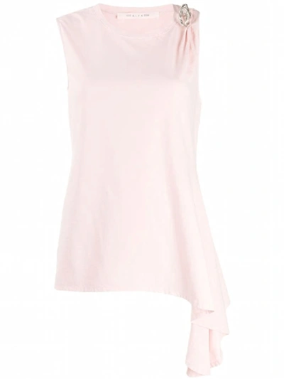 Shop Alyx Sleeveless Top With Metal Detail In Neutrals