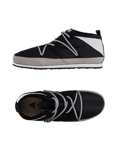 Shop Volta Man Sneakers Black Size 8 Textile Fibers, Soft Leather