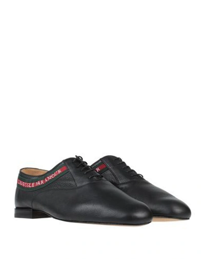 Shop Gucci Laced Shoes In Black