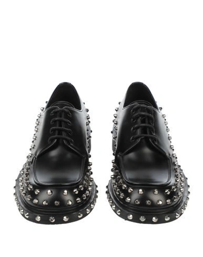 Shop Prada Lace-up Shoes In Black