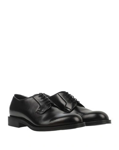 Shop Prada Lace-up Shoes In Black