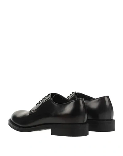 Shop Prada Lace-up Shoes In Black