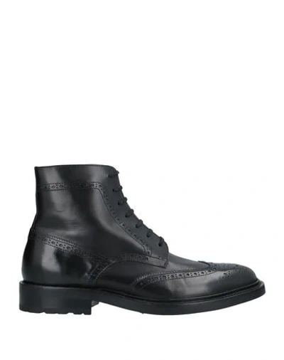 Shop Saint Laurent Man Ankle Boots Black Size 11 Calfskin