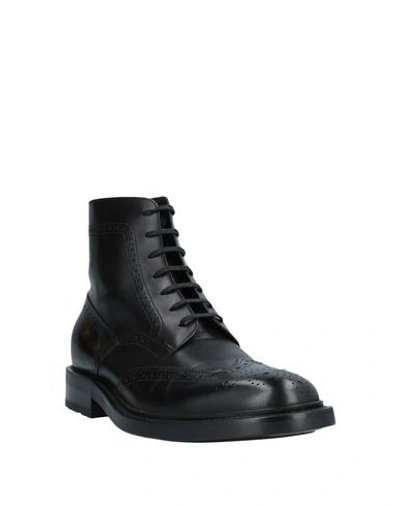 Shop Saint Laurent Man Ankle Boots Black Size 11 Calfskin