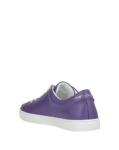 Shop Dolce & Gabbana Sneakers In Purple