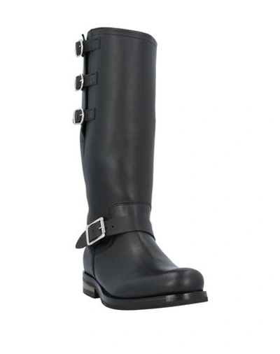 Shop Moschino Biker Boots In Black