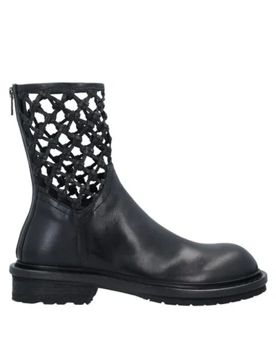 Shop Ann Demeulemeester Ankle Boot In Black