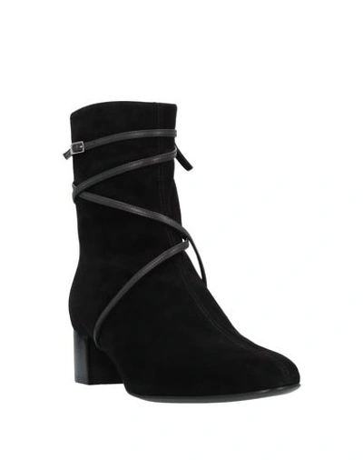 Shop Giuseppe Zanotti Woman Ankle Boots Black Size 4 Soft Leather