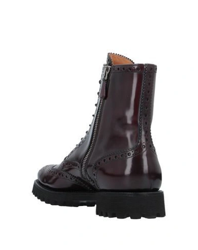 Shop Church's Ankle Boot In Maroon