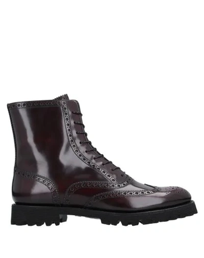 Shop Church's Ankle Boots In Deep Purple