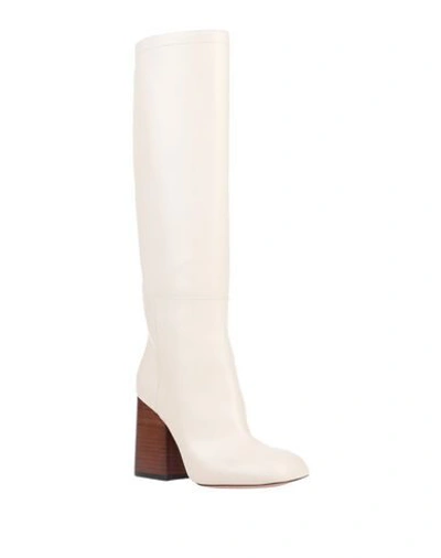 Shop Marni Knee Boots In Ivory