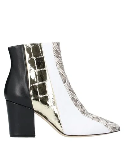 Shop Sergio Rossi Ankle Boots In White