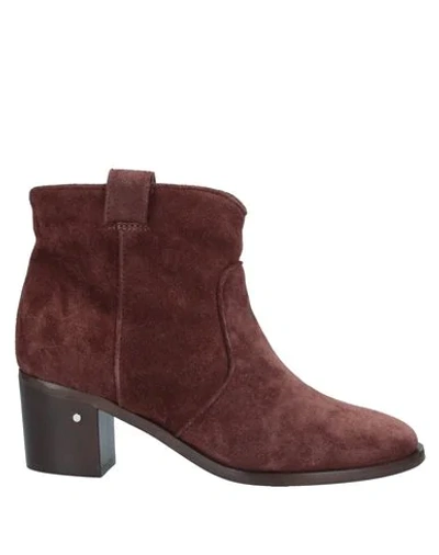 Shop Laurence Dacade Ankle Boots In Brown