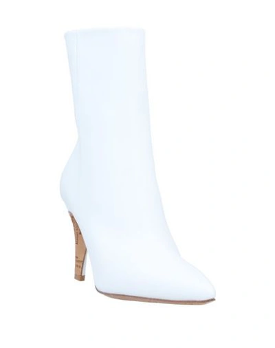 Shop Maison Margiela Ankle Boots In White