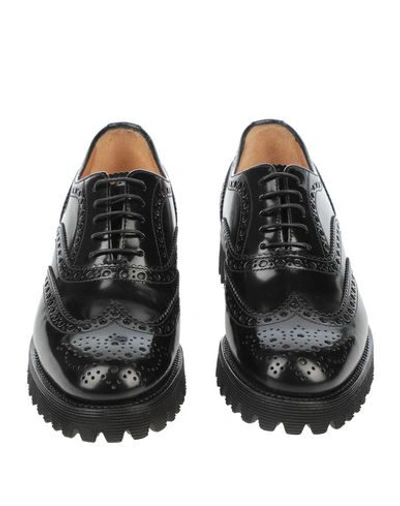 Shop Church's Woman Lace-up Shoes Black Size 7.5 Soft Leather