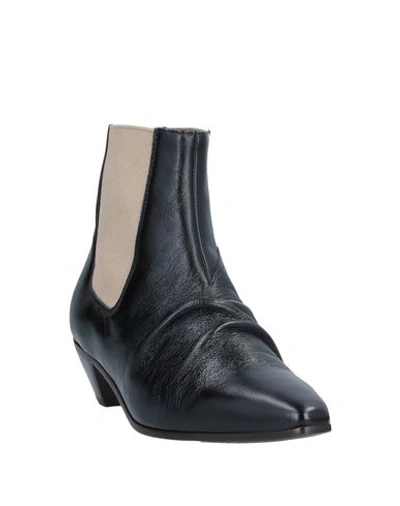 Shop Celine Ankle Boots In Black