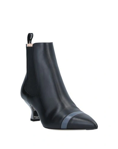 Shop Fendi Ankle Boot In Black