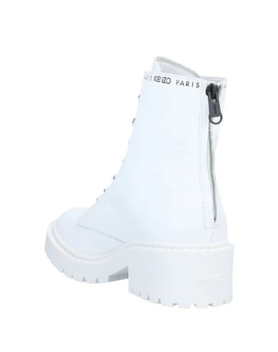 Shop Kenzo Ankle Boot In White