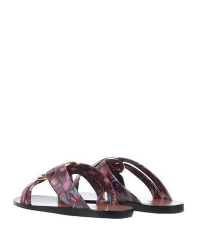 Shop Chloé Sandals In Maroon